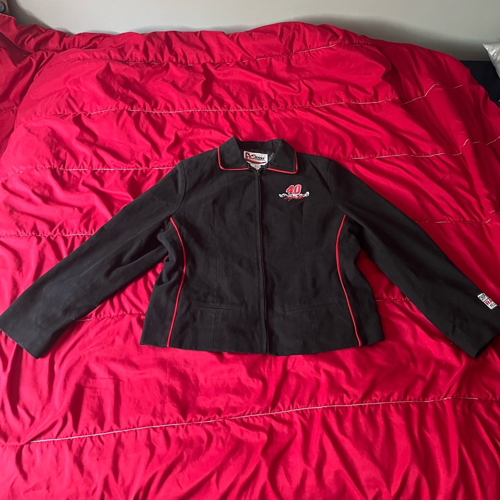 Vintage Sterling Martin Coors Light NASCAR Jacket Men Size XL Chase Authentic 40